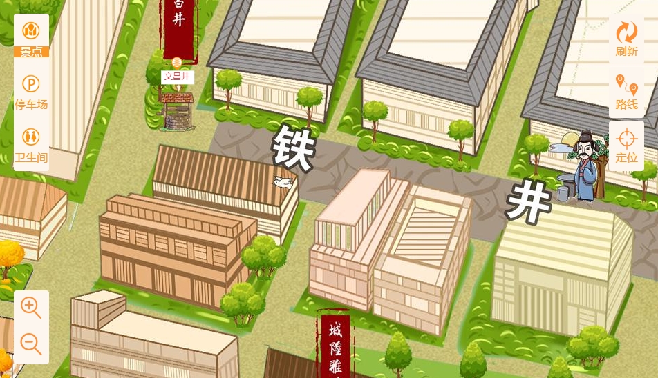 石河子智慧景区：手绘地图与语音导览的完美融合